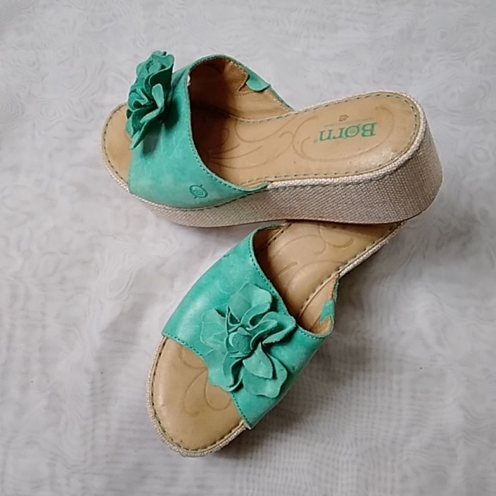 BORN HAND CRAFTED FOOTWEAR LEATHER UPPER WOMEN SHOES SIZE 7M